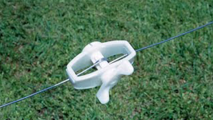 Serreur de clôture électrique tendeur de ligne noir, tendeur de fil portable serreurs de bande