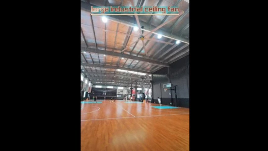 Grand ventilateur de plafond industriel
