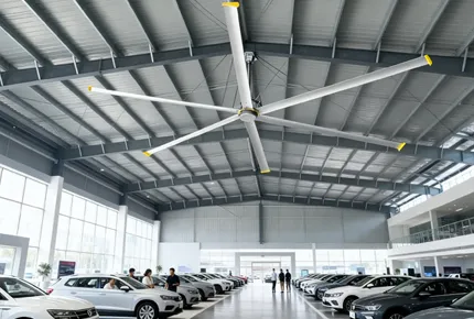 Comment un ventilateur de plafond industriel peut transformer votre entreprise
