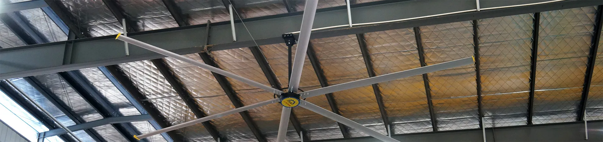 Ventilateurs de plafond industriels HVLS