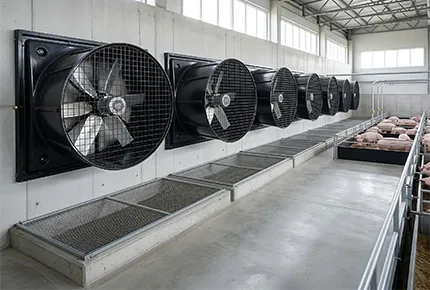 Comment les ventilateurs d'extraction EC à haute efficacité améliorent la qualité de l'air et le bien-être du bétail