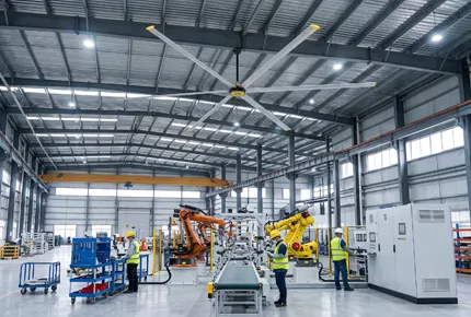 Pourquoi votre ventilation à haut volume échoue : Un audit terrain des ventilateurs de plafond industriels